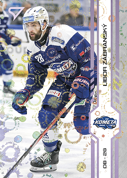 Libor Zabransky Kometa Brno Tipsport ELH 2024/25 SportZoo 2. serie Puck Marks #289